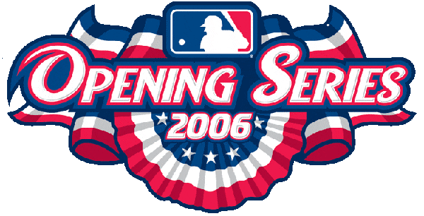 MLB Opening Day 2006 Special Event Logo DIY iron on transfer (heat transfer)